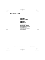 Kenwood DDX418 Manual de usuario