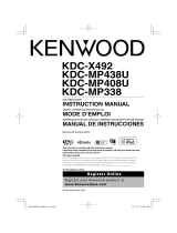 Kenwood KDC-X492 - eXcelon Radio / CD El manual del propietario