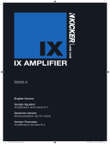 Kicker 2011 IX 500.4 Manual de usuario