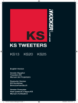 Kicker 2011 KS Tweeters Manual de usuario