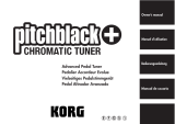 Korg Pitchblack+ Manual de usuario