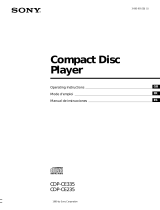 Sony CDP-CE235 Manual de usuario
