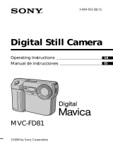 Sony Série Mavica MVC-FD81 Manual de usuario