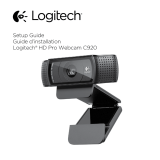 Logitech HD Pro Webcam C920 Manual de usuario