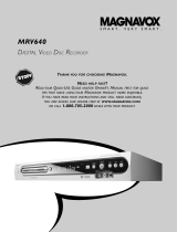 Magnavox MRV640 Manual de usuario