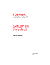 Toshiba Camileo B10 Manual de usuario