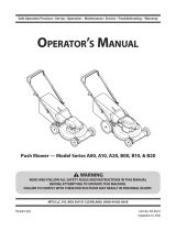 MTD B00 Manual de usuario