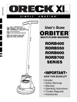 Oreck RORB700 Manual de usuario