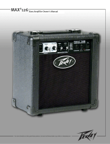 Peavey Max 126 Bass Amplifier Manual de usuario