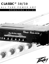 Peavey Classic 50/50 Stereo Tube Power Amp Manual de usuario