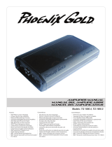 Phoenix Gold TI 1000W 4 Channel Amplifier Manual de usuario