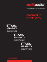 Polk Audio PA660 Manual de usuario
