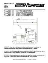 Powermate Maxa 5000 ER PL0525202.02 Manual de usuario