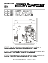 Powermate Pro-Gen 5000 PM0535202.04 Manual de usuario