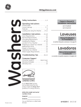 GE WCVH4815KMS Manual de usuario
