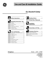 GE JGP389BEVBB Manual de usuario
