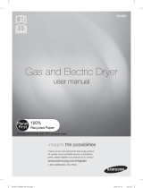 Samsung DV365ETBGWR/AC Manual de usuario