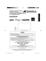 Sansui SLED3228 Manual de usuario