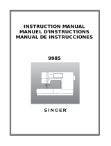 SINGER 9985 Manual de usuario