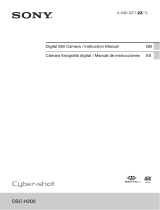 Sony Cyber Shot DSC-H200 Manual de usuario