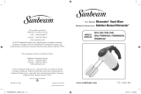 Sunbeam 002524 Manual de usuario