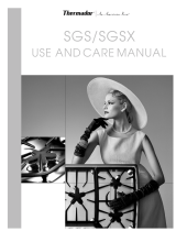 Thermador SGSX Manual de usuario