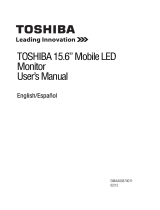 Toshiba PA5022U-1LC3 USB Monitor Manual de usuario