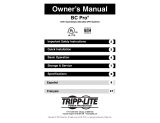 Tripp Lite BC Pro UPS Systems Manual de usuario