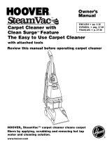 Hoover SteamVac El manual del propietario