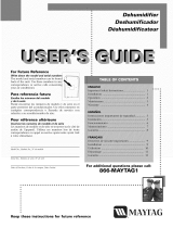 Maytag M7DH65B2A Manual de usuario