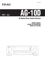 TEAC AG-10D Manual de usuario