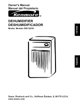 Kenmore 54351 - 35 Pint Dehumidifier El manual del propietario