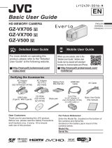 JVC GZ-V500BUS Manual de usuario