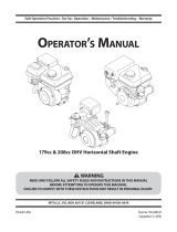 Troy-Bilt 31BM63P3766 Manual de usuario