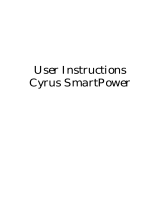 Cyrus SmartPower El manual del propietario