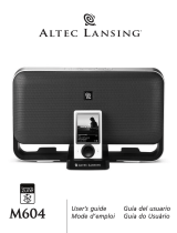 Altec Lansing M604 Manual de usuario