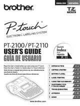 Brother  PT-2110  P-Touch Manual de usuario