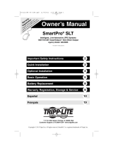 Tripp Lite SmartPro SLT UPS Systems El manual del propietario
