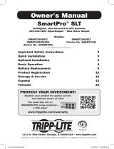 Tripp Lite SMART1500SLT El manual del propietario