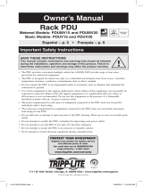 Tripp Lite Select Rackmount PDUs El manual del propietario