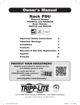 Tripp Lite PDUMV/PDUV15-20 Rack PDU El manual del propietario