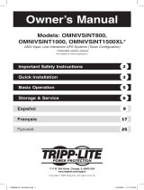 Tripp Lite OMNIVSINT1500XL El manual del propietario