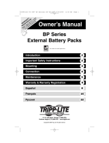 Tripp Lite BP192V12-3U El manual del propietario