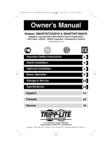 Tripp Lite SMARTINT2200VS/SMARTINT3000VS UPS El manual del propietario
