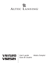 Altec Lansing VS2521 Manual de usuario