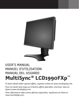 NEC Multisync LCD1990FXP-BK Manual de usuario