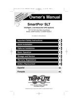 Tripp Lite SMART2200SLT/SMART3000SLT UPS El manual del propietario