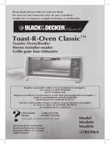 Black & Decker Toast-R-Oven Classic Manual de usuario