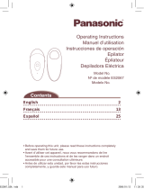 Panasonic Epiglide Ultra Instrucciones de operación