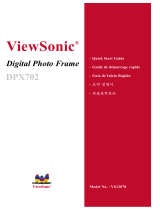 ViewSonic DPX702WD Manual de usuario